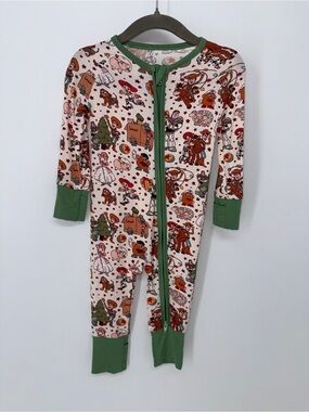 NWOT Toy Story Green-Trim Kids Bamboo One-Piece Pajamas